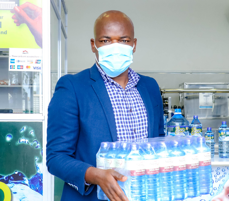 Zoros Cool Purified Drinking Water available in Nairobi's Langata, Rongai, Signature Mall, Southfield Mall, Aberdeen Plaza as well as in Kisumu Lake Basin Mall, Mega City and Mega Plaza